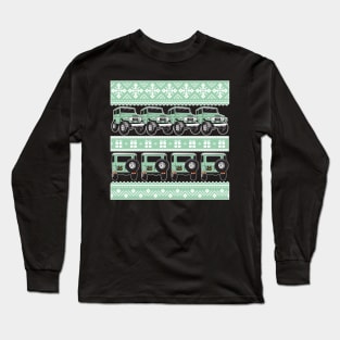 FJ40 Christmas Sweater Spring Green Long Sleeve T-Shirt